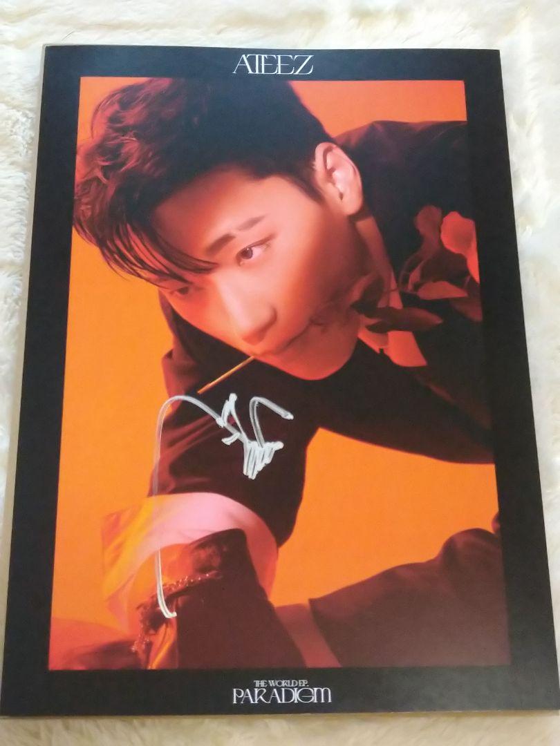 

[USED] ATEEZ Paradigm San s autograph Paradigm Choisan