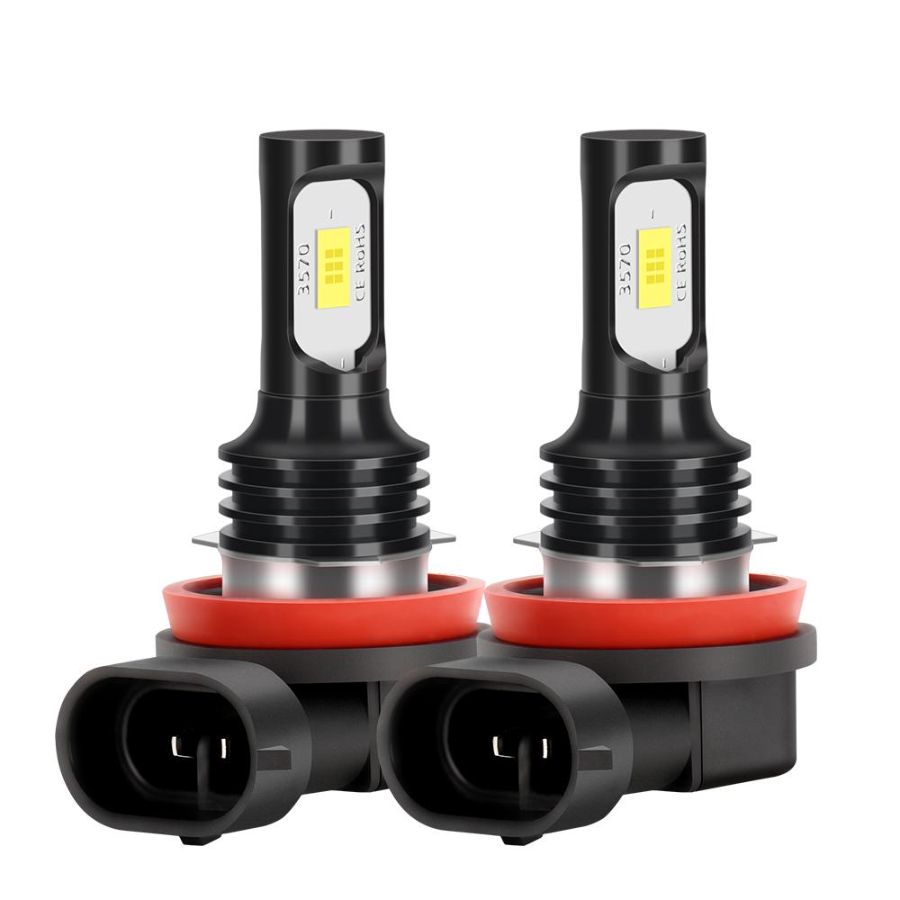 

2pcs LED Fog Light Bulb 6000K Lamp Canbus H11 For Jeep Cherokee KL 2014-2019 Compass 2011-2021 Grand Cherokee 2014-2020 Renegade 2PCS Bulbs
