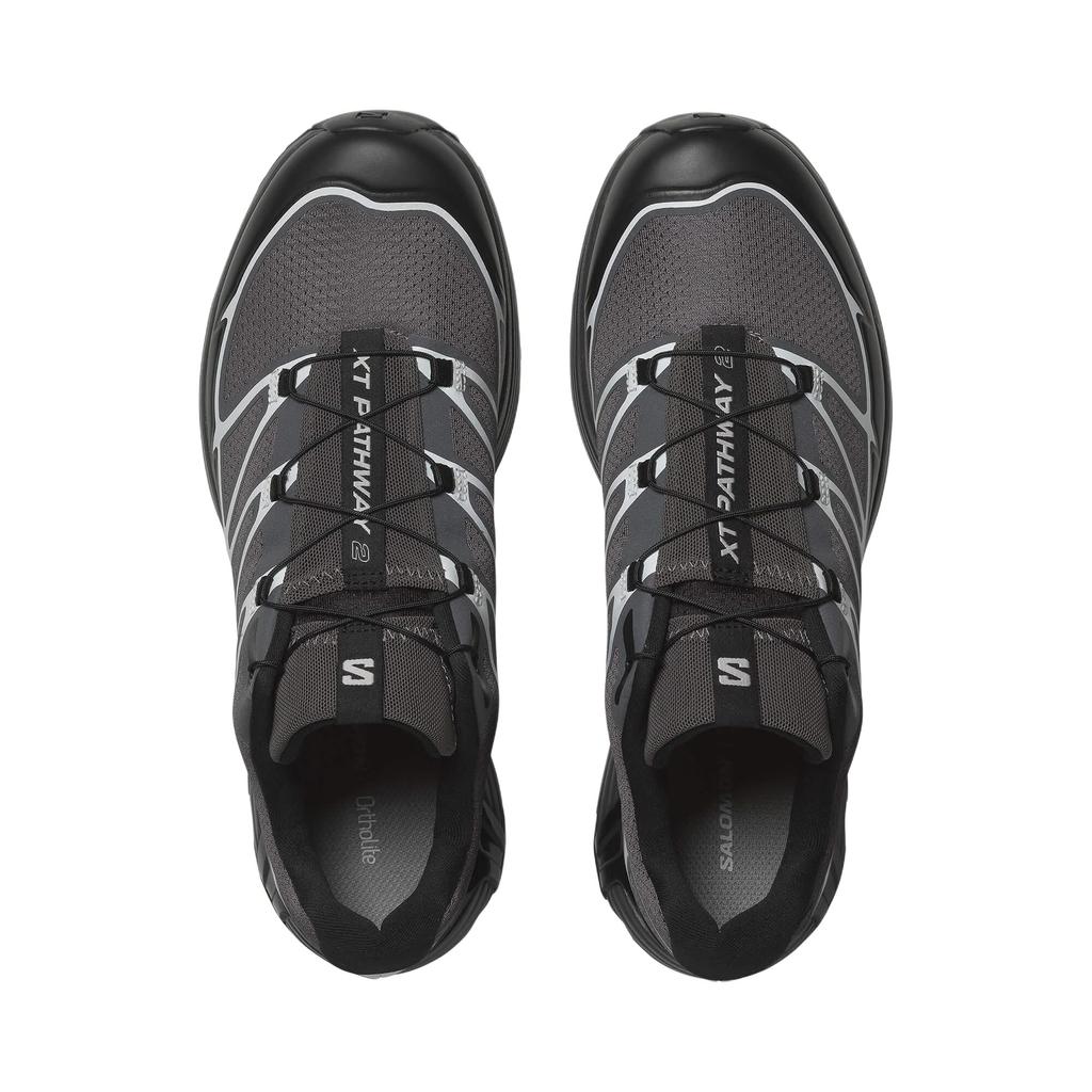 Salomon Xt-Pathway 2 Comfortable Versatile Durable Low-Top Casual Trail Marathon Running Shoes Unisex sneaker Gray Black 478080
