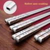 1Pair Chinese Style Healthy Dining Bar Household Kitchen Tools Chopsticks Tableware Kitchenware