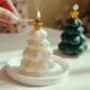 Handmade Christmas Tree Candle With Refined Paraffin And Bean Wax Blend Fragrant Candle