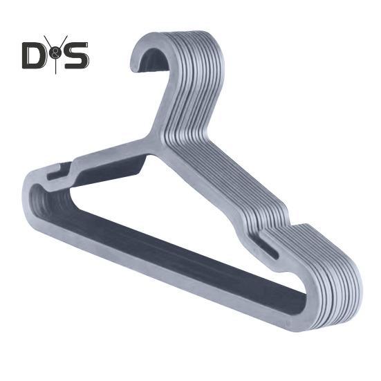 15-teilige Kleiderbügel mit breiten Schulterkerben, verformungssicher, stark belastbar, platzsparend, Kleiderbügel, Trockengestelle