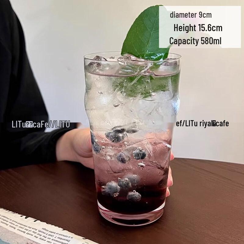 ZISIZ Handmade Glass Juice Cup