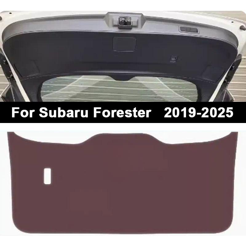 Car Trunk Mat For Subaru Forester XV Outback Crosstrek 2025 Leather Boot Liner Full Coverage Anti-Scratch Interior Accessories