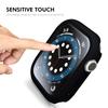 For Apple Watch Series 11/10 42mm Watch Case ENKAY HAT PRINCE Rubberized Hard PC Cover with Tempered Glass