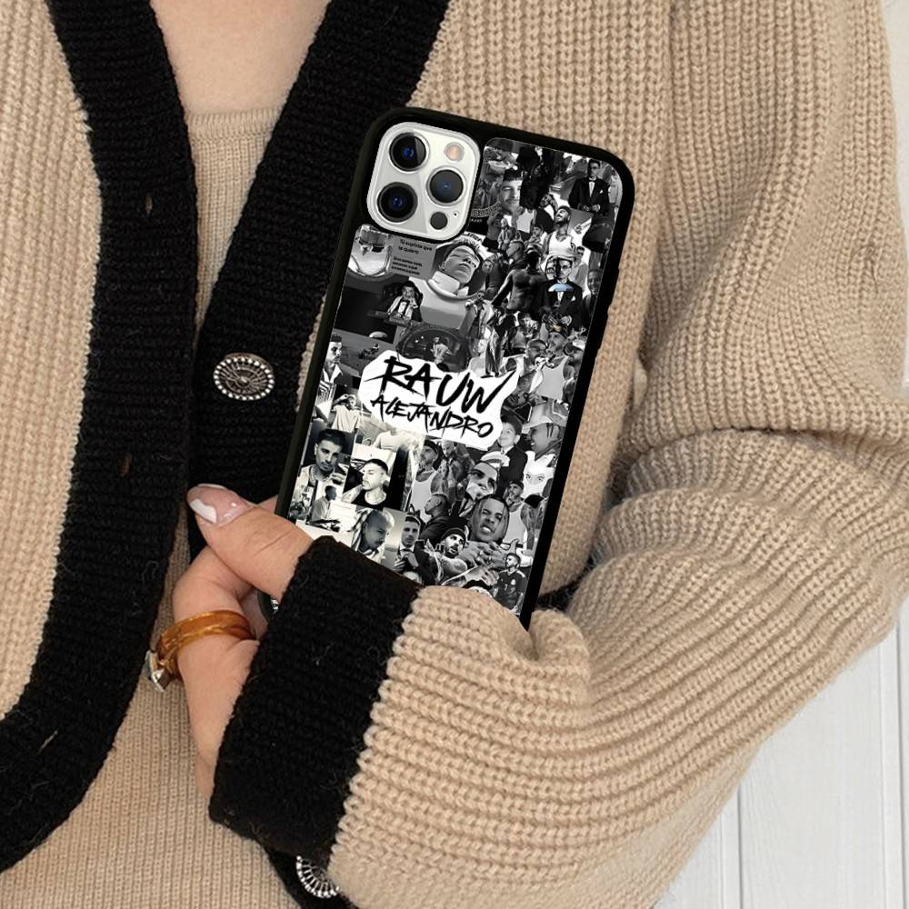Epc Music R-Rauw Alejandro Rap Phone Case For IPhone 17 16 Pro Max 11 12 13 14 15 Hard PC+TPU Bracket Back Cover
