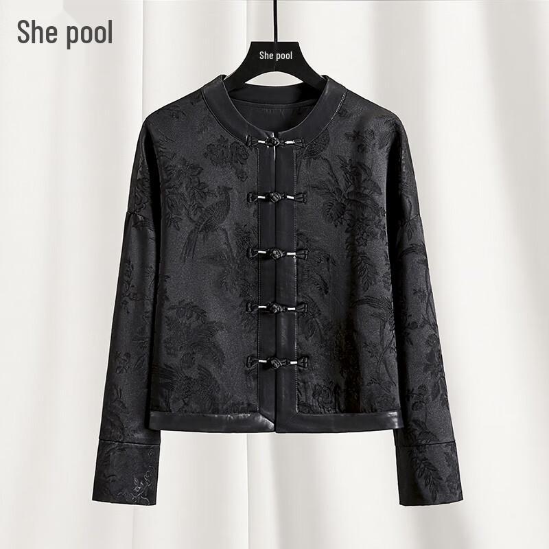 

New Chinese Style Jacquard Loose Jacket L
