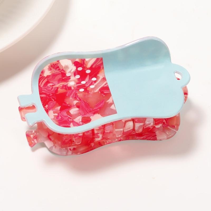 Cartoon Shark Hair Clip Cute PVC Jaw Claw Clip For Women Strong Hold Hairpins Hair Accessory For Daily Use And Parties