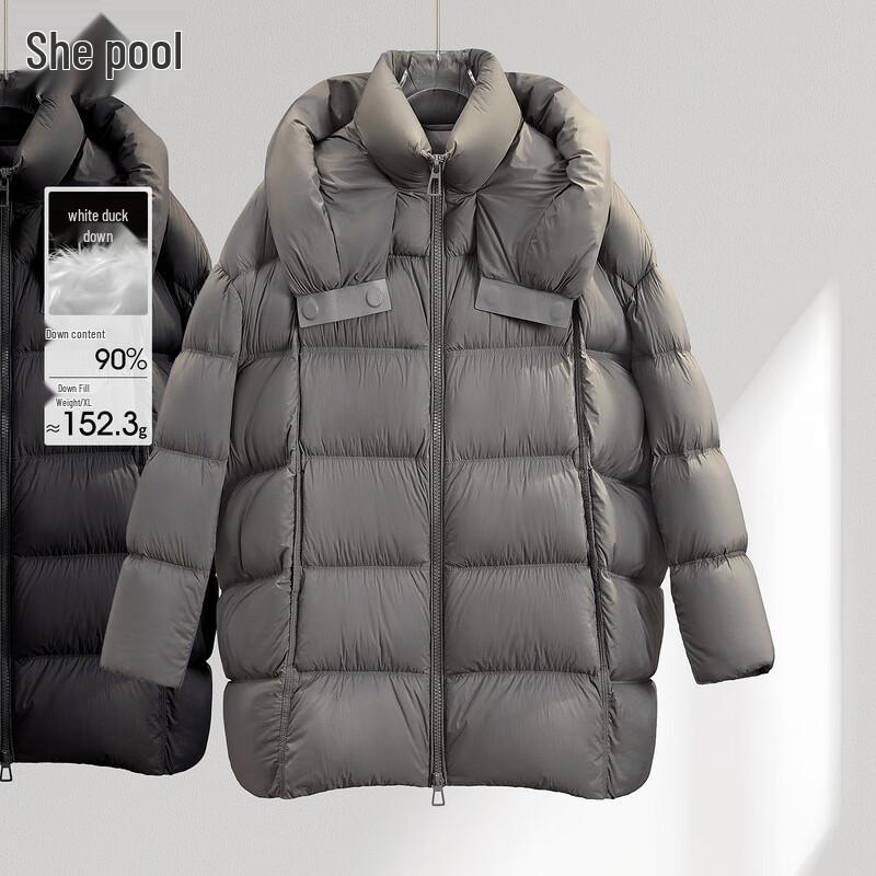 

Женский пуховик Ta Chi 2025 Зима с капюшоном 90% пух L