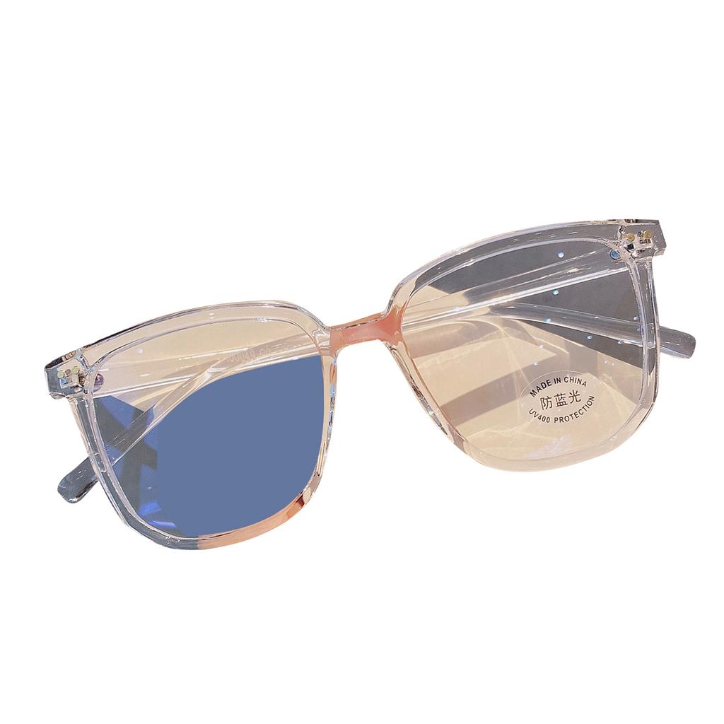 Oversized Glasses for Men and Women Fashion Glasses Without Prescription for Geeks Thin Plastic Frame