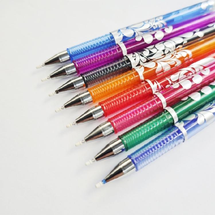 8 Colors 0.5mm Erasable Gel Pen with Refills Quick-Drying Neutral Pen Writing Pen Gel Ink Pen School Office Supplies