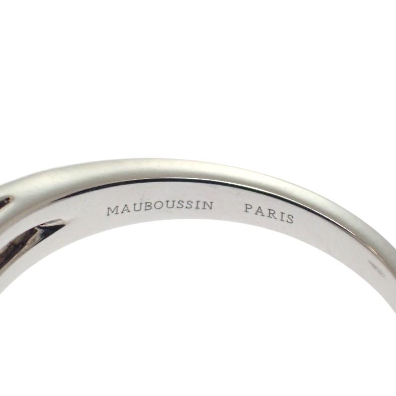 MAUBOUSSIN  #13(JP Size) ring K18 white gold Women