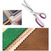 Stainless Steel Pinking Scissors Multipurpose Tailor Scissors Professional DIY Fabric Cutting Handheld Dressmaking Shears