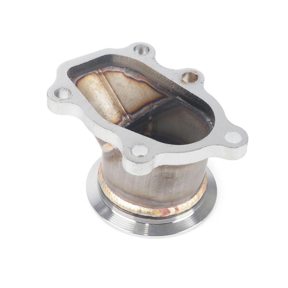 Turbo Down Pipe Adapter 63mm V-band Clamp Flange For T25 T28 GT25 GT28 To 2.5