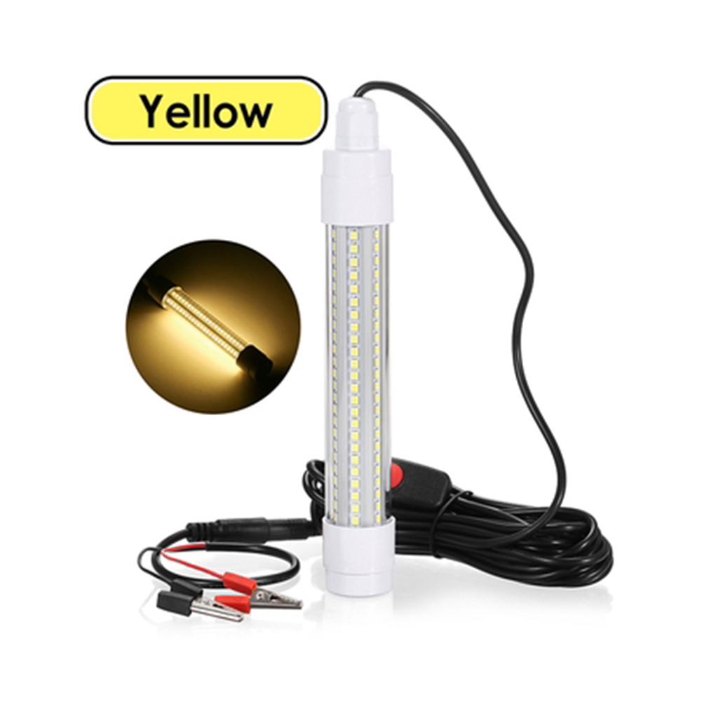 

Underwater Fishing Light 50W Submersible Fishing Light 12-24V Squid Attracting Lamp Waterproof for Squid Shrimp Krill