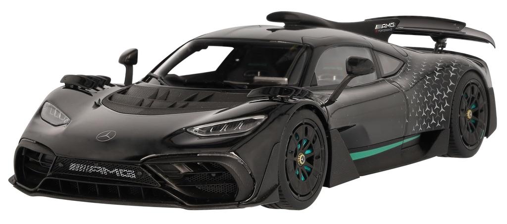 Genuine ONE Hyperblack with Star Pattern [Mercedes-Benz Collection] Mercedes-AMG (C298) 1/18