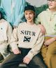 Seteo Classic Logo Sweatshirt Melange Ivory