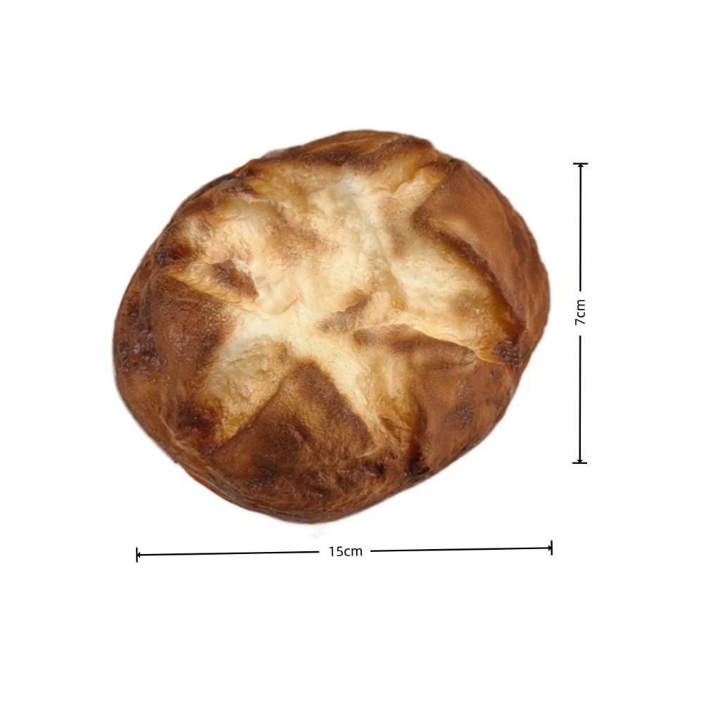 

Realistic Artificial Lye Bread Non-Toxic Toast Model Photography Props Baking Shop Decor Style 14