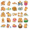 50 Capybara Graffiti Stickers: Cartoon Animal Waterproof for DIY Phone Cases & Suitcases