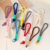 Multicolor Knot Mobile Phone Lanyard Creative Short Braided Lanyard Mobile Phone Case Key Ring Can Be Detachable To Preve