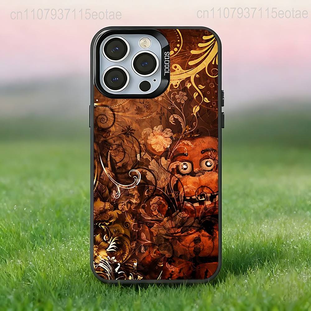 

FNAF F-Five-Nights at F-Freddys Phone Case For iPhone 17,16,15,14,13,12,11,Pro,Max,Plus,E,Air,Mini Anti Fall Black Bumper iPhone13PRO