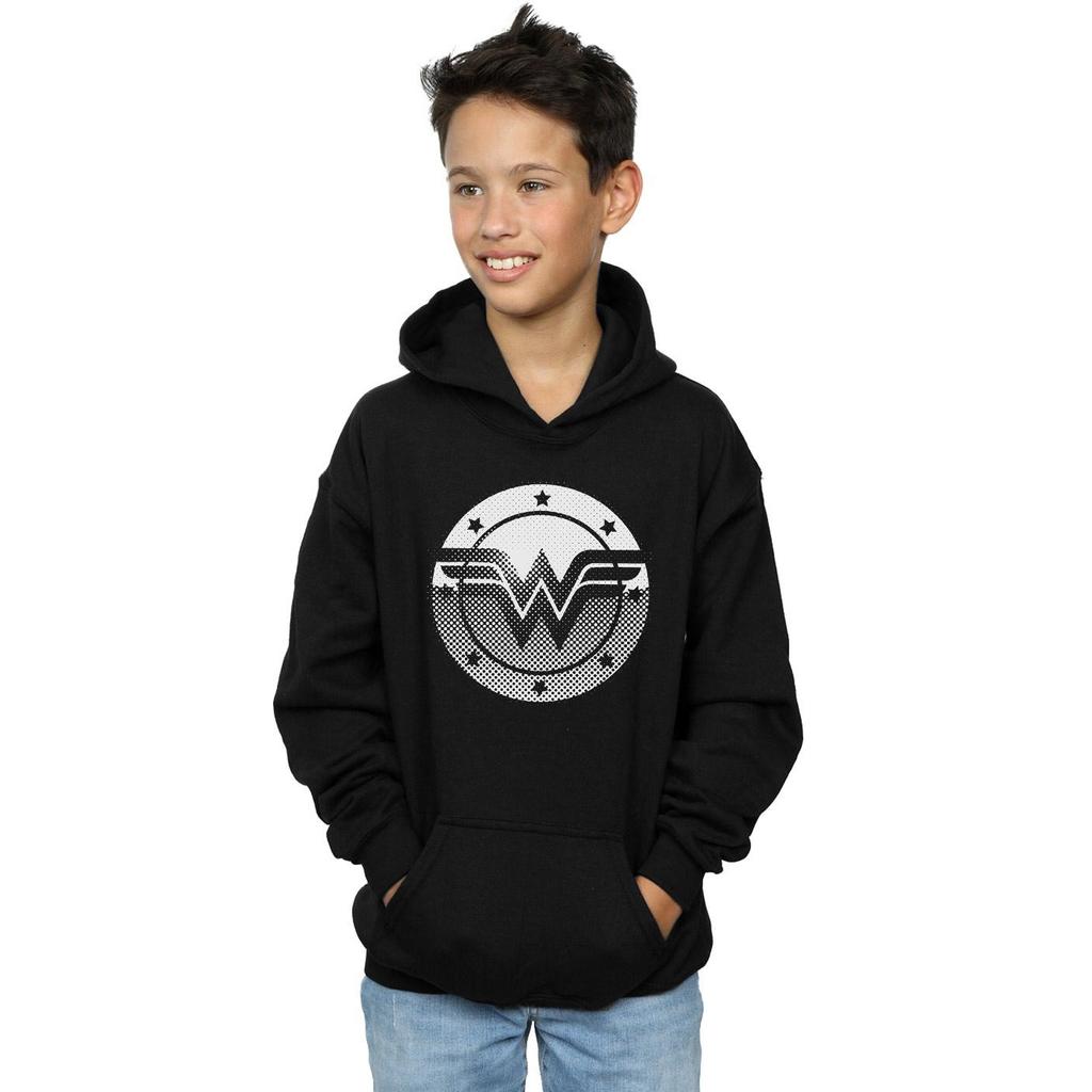DC Comics Boys Wonder Woman Spot Logo Hoodie