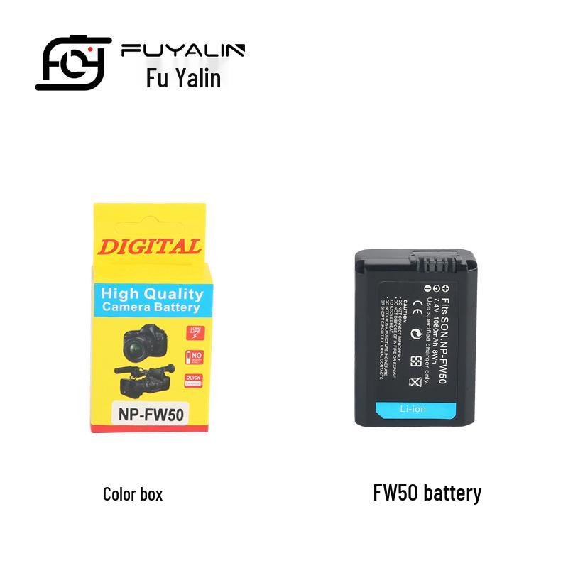 NP-FW50 Battery for Sony A7S2, A6000, A6300, A7RIII, A7, A7M2 Cameras