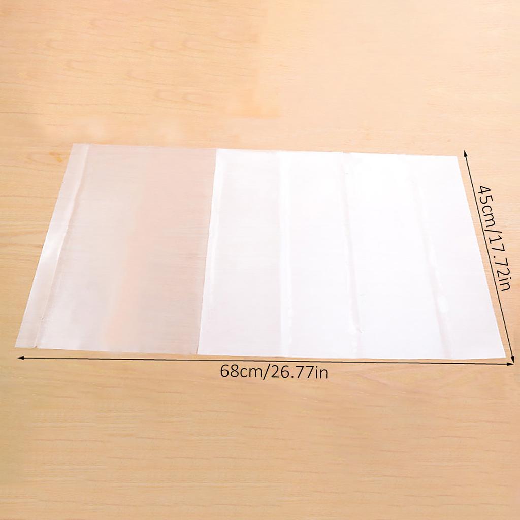 68x45cm Kitchen Table Glass Protect To Oil Wall Sticker Heat-Resistant Self Adhesive Film Waterproof Kitchen Home Furniture