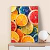 5d DIY Diamond Painting Cross Stitch Colored Lemon Slices Diamond Embroidery Mosaic Full Round Drill Home Decor