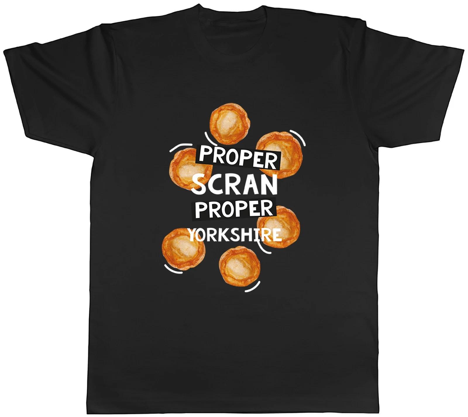 Yorkshire Pudding Day Proper Scran Mens T-Shirt Tee Gift Top XXXXL