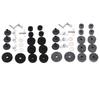 23 Pieces Cymbal Replacement Accessories Non Slip 2.5cm 4cm 5cm Felt Pads Drum Cymbal Sleeves Nuts W