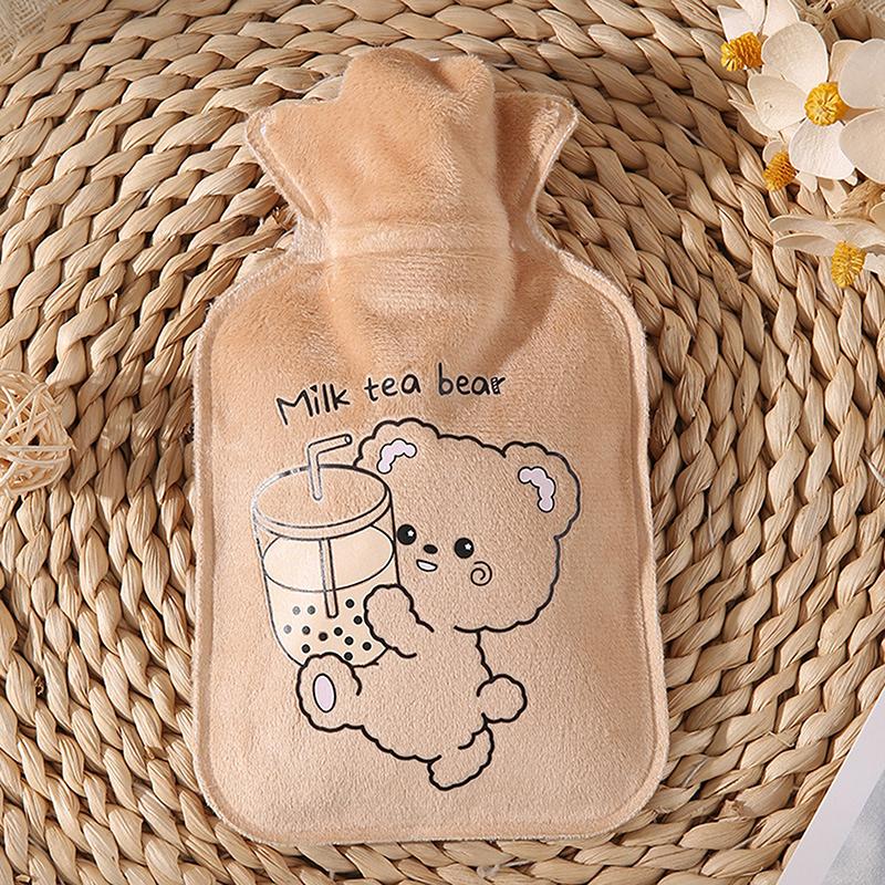1Pc Kawaii 350Ml Plush Hand Warmer Cute Cartoon Girl Heart Y2K Carry-On Water-Filled  Water Bag Keep Warm