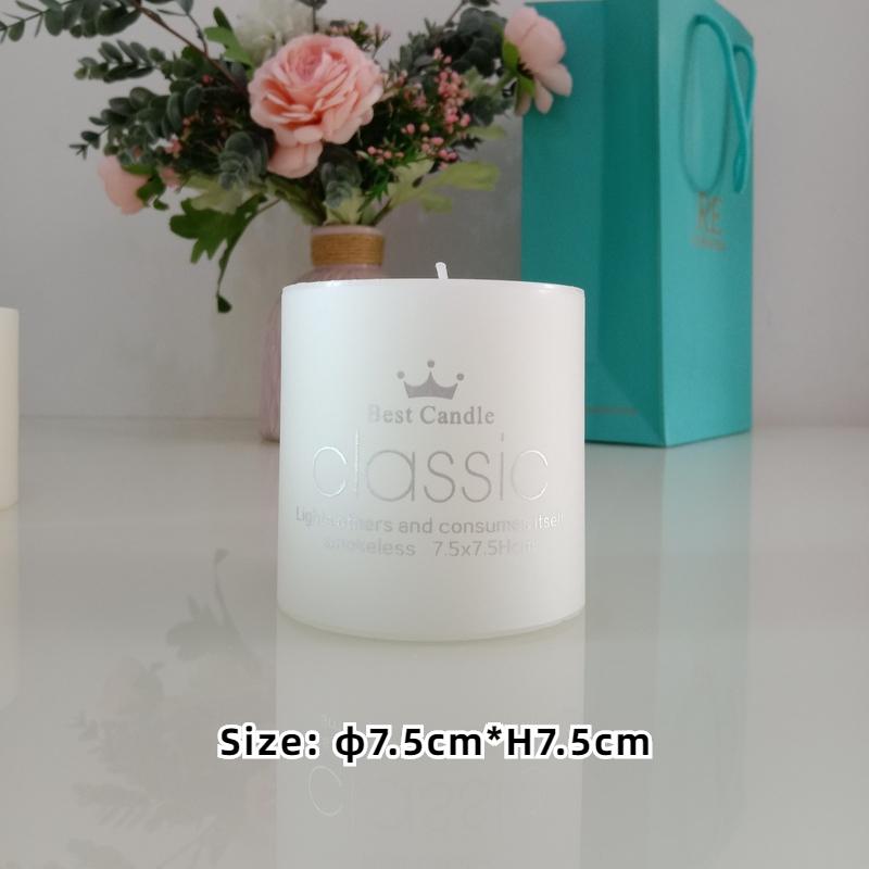 White Pillar Candles for Praying Household Candles for Emergency Nice Home Decor Several Sizes Optional Party Candles