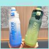 Bouteille d'eau de sport portable avec double gobelet pour étudiants et usage extérieur