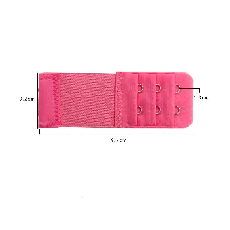 12 Colors 1Pc Women Bra Strap Extender 3 Rows 2 Hooks Bra Extenders Clasp Strap Sewing Tools Intimates Accessories