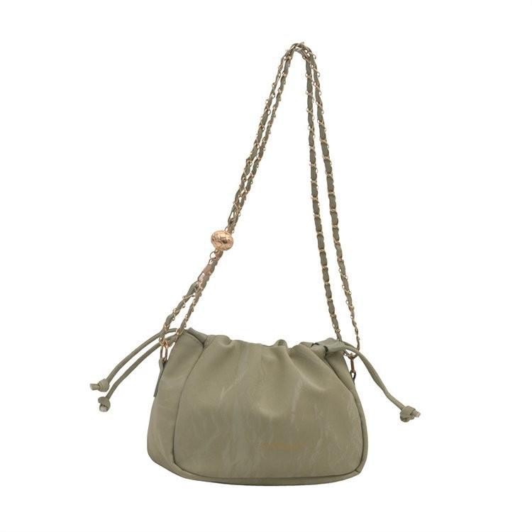Stylish Korean Bucket Bag For Women Soft Textured Casual Crossbody Purse In Four Colors