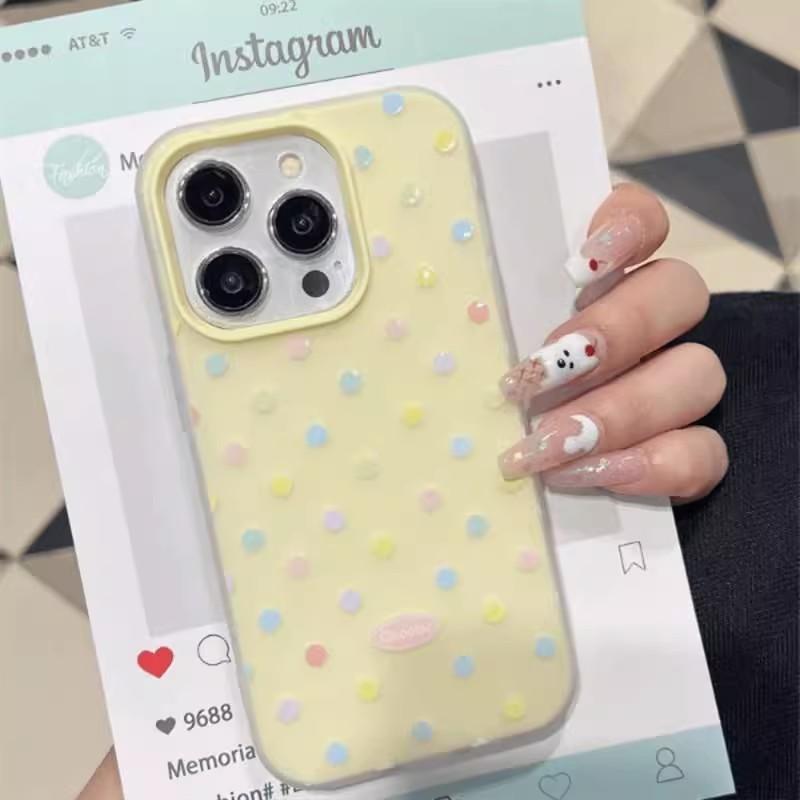 Etui z Kropkami Serce Kokardka Dla Honor 400 Lite Pro 90 Lite 5G X9D X7B X9B Magic 6 Lite Matowe 2 w 1 Galaretkowe Pokrowiec
