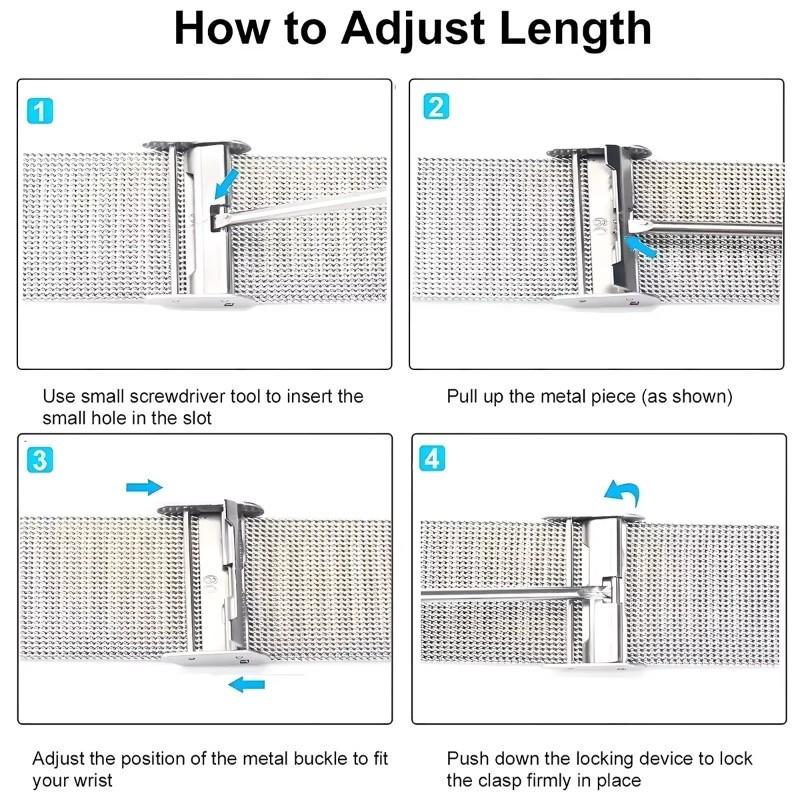 Kovový řemínek pro Samsung Galaxy Fit 3 SM-R390 Nerezový řemínek k hodinkám Prodyšný náramek Correa pro Samsung Galaxy Fit3