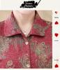 Elderly Women's Spring & Autumn Wear: Long-Sleeve Shirts & Thin Jackets for Mothers & Grandmothers