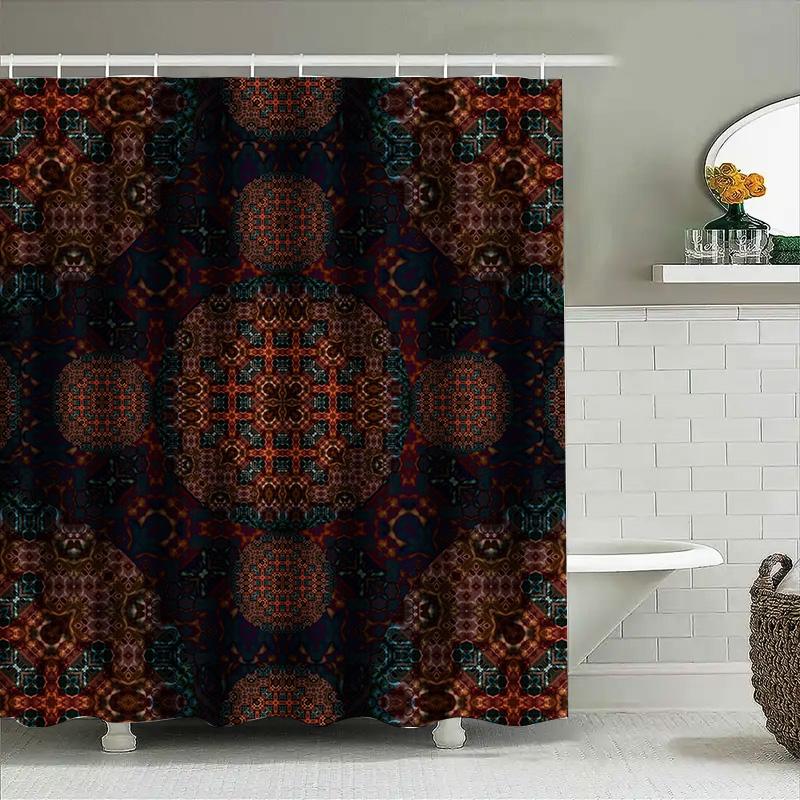 

Luxury Pattern Fabric Shower Curtain Waterproof Home Decor Bathroom Decoration 90x180cm