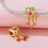 Beads Copper Charms Original Golden Heart Dream Catcher Pendant Beads Fit Bracelet Jewelry Diy Women Fine Gift