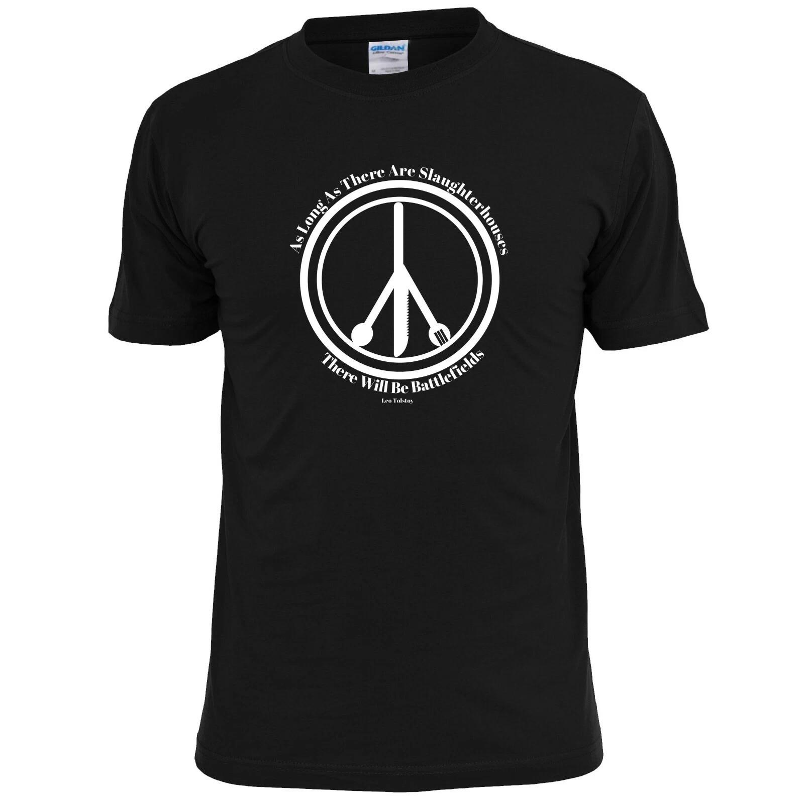 

Mens As Long As There Are Slaughterhouses T shirt Animal Rights Vegan Vegetarian L