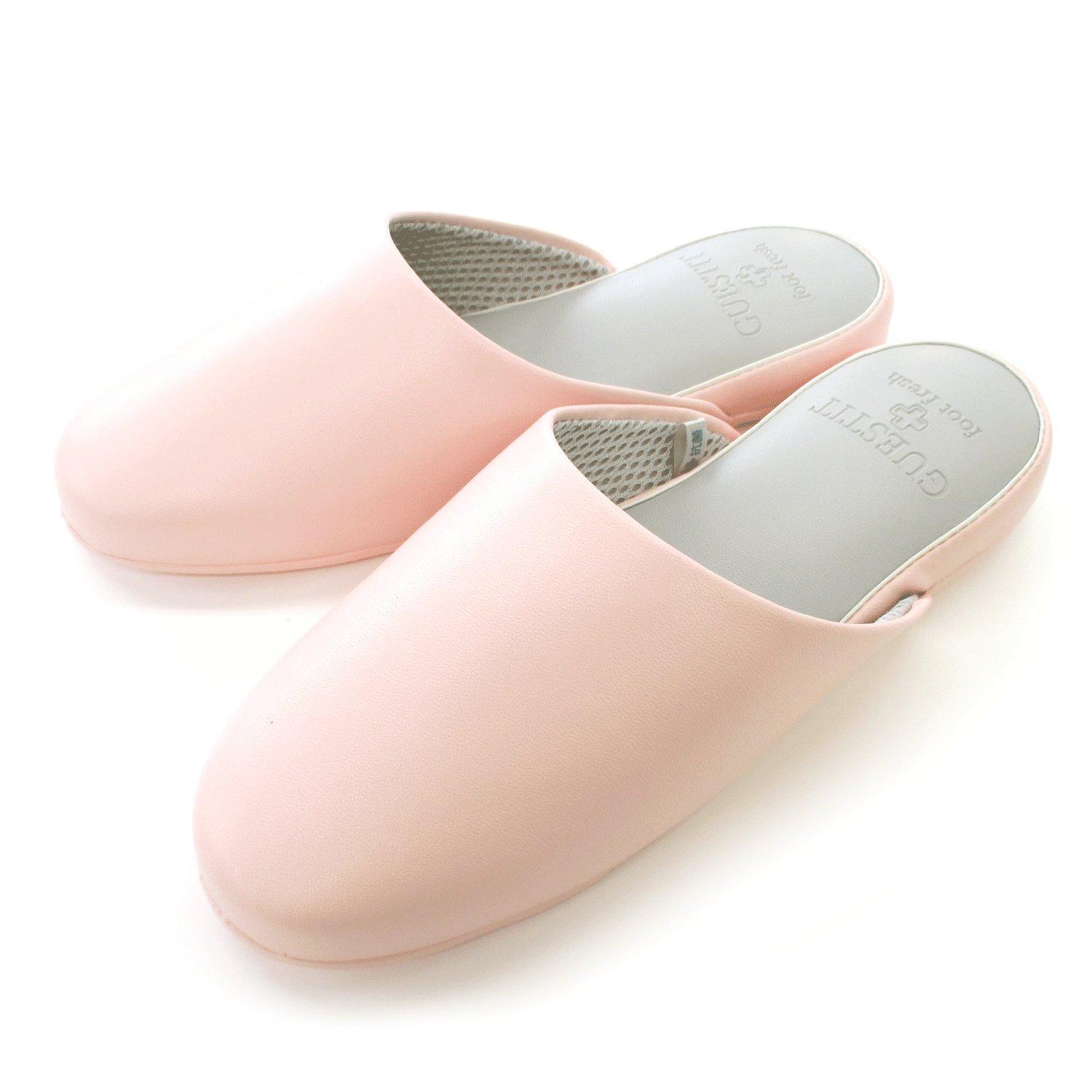 

Guest It Front Moisture Easy to For Guests and Visitors [Okumura] Slippers, Closure, M, Pink, NGAM8900PI, Antibacterial, Deodorizing, Absorbing,