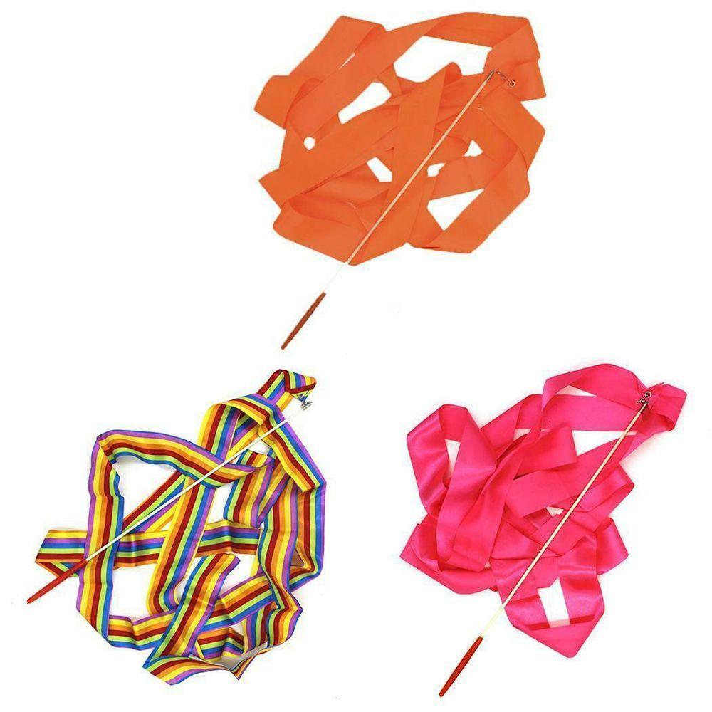 Twirling Rod Professional Gymnastic Ballet Ballet Streamer Gymnastics Ribbons Props Dance Stick 4M