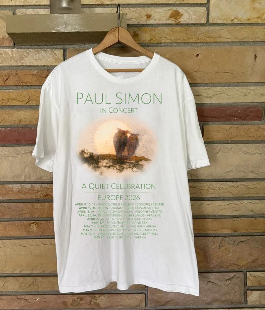 Paul Simon A Quiet Celebration Tour Gift For Christmas Tshirt Full Size QT1560 Unisex T-Shirt XXL