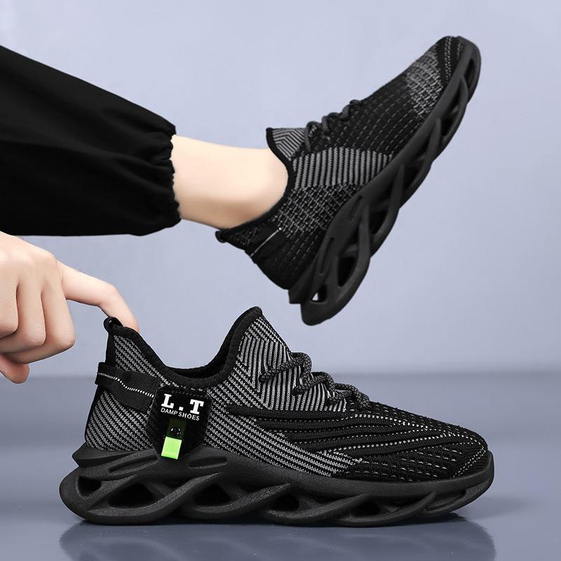 Coconut-style Men's Trendy Versatile Casual Sports Shoes, White Breathable Mesh Shoes for Men.