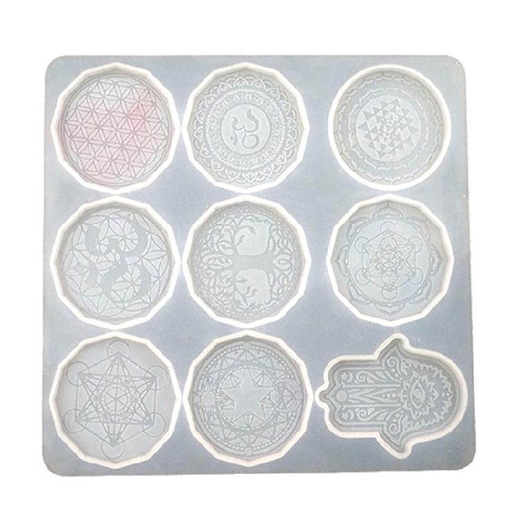 

Handmade DIY Crafts Mould Flower of Life Earrings Eardrop Dangler Silicone Mould 1 чистый