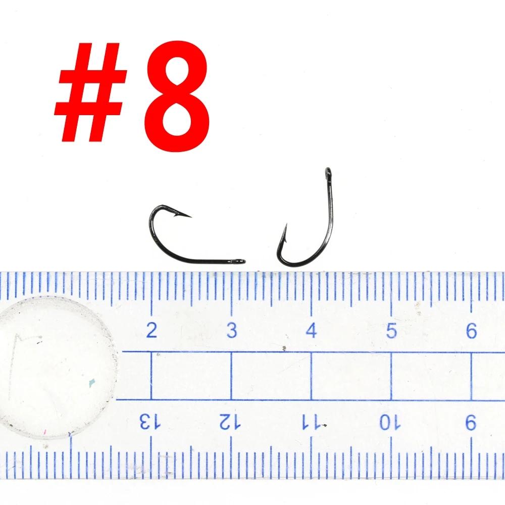 50/25PCS Multiple Purpose High Carbon Steel Fish Hook Nmyph Fly Sabiki Rig Hook Carp Fishing Hook Saltwater Jig Lure Hooks