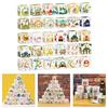 30Pcs Eid Countdown Treat Boxes Countdown Candy Boxes Party Treat Box Candy Cookie Boxes for Parties Supplies