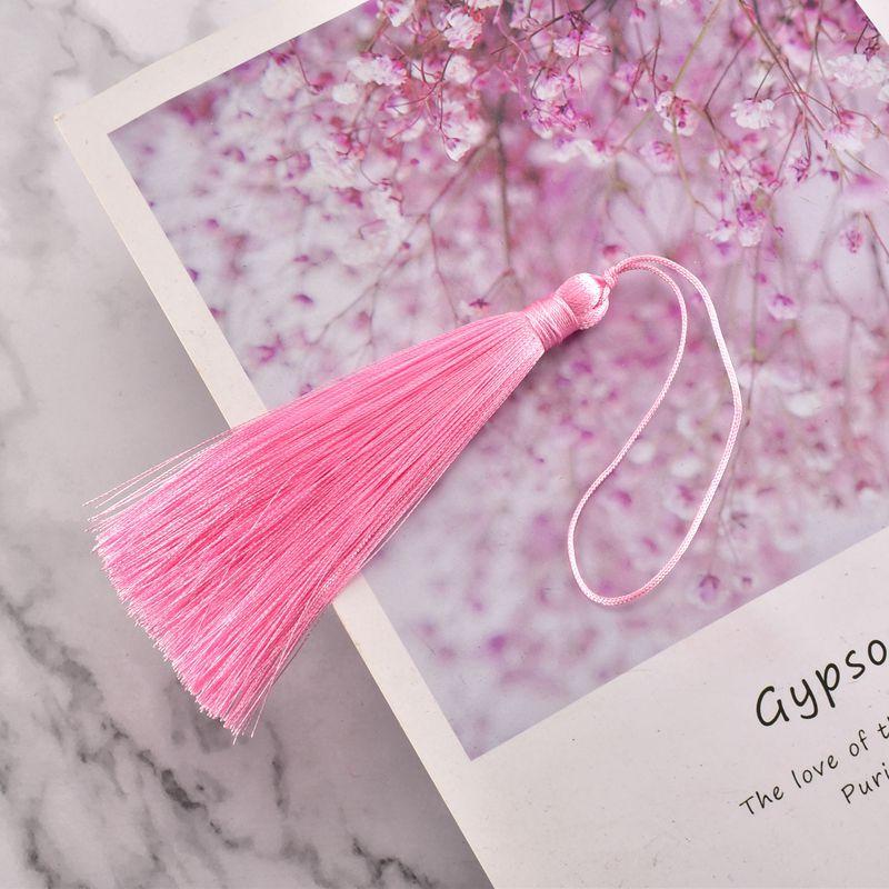 10CM Ice Silk Tassel Tassels Ancient Style Sachet Fan Pendant Bookmark Pendant Ear Diy Handmade Material Fringe Trim